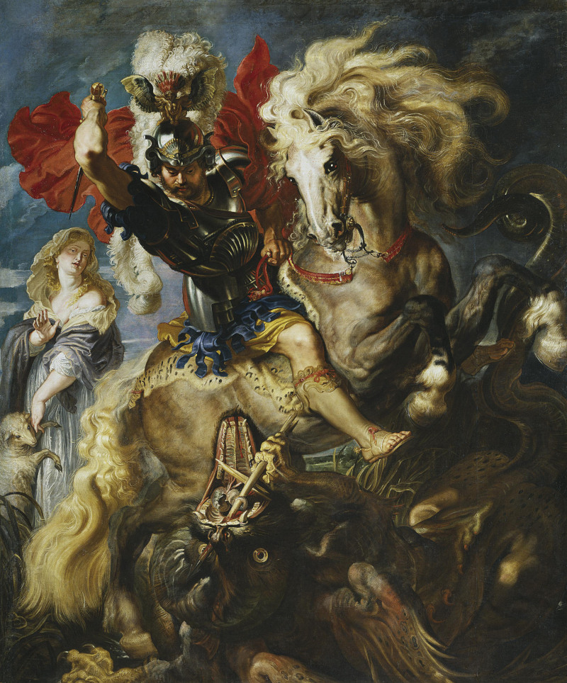 Saint George and the Dragon by Peter Paul Rubens